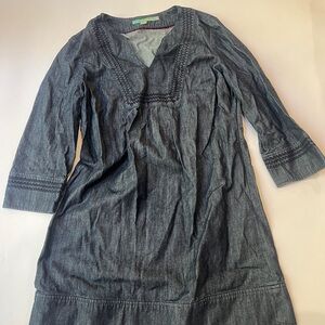 Boden Blue Denim Kids Dress